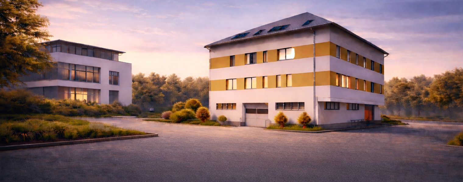 Hódiköt Apartments I. — látványterv alkonyatkor